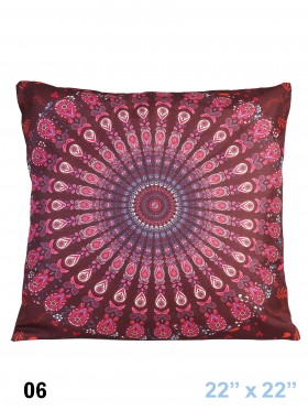Kaleidoscope Print Cushion W/ Filler